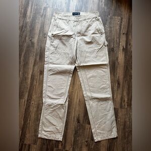 Abercrombie & Fitch Loose Utility Pants Khaki 32x34 Ripstop Light